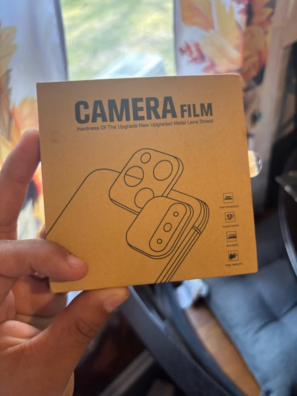 Orange Camera Lens Protector Cover for Cell Phone